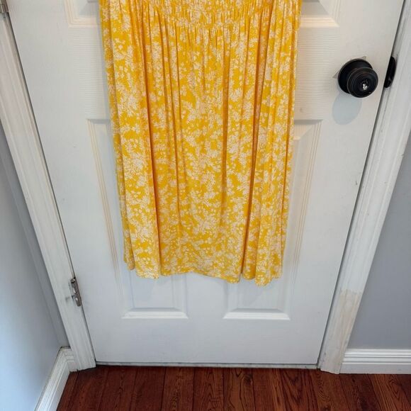 NWT Lane Bryant 1x 18 20 Yellow Floral Dress - Picture 5 of 8